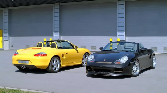 Set prize de aer laterale Caractere - finisaj CARBON & KEVLAR| Porsche Boxter 986